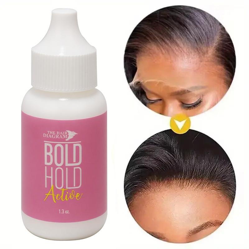 38ML Lace Wig Glue Waterproof Adhesive Water Based Formula Gentle Non-Irritating Quick Drying Strong Hold for Men and Women