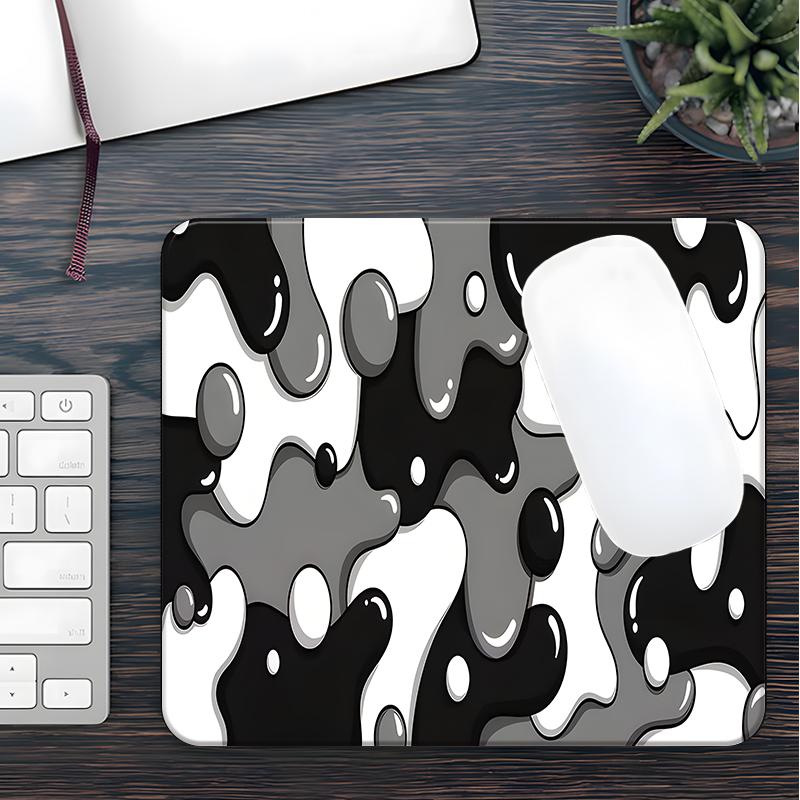 Abstract Pattern Mouse Pad, Rectangular Gaming Mouse Pad, Non-Slip Rubber Pad, Aesthetic Desktop Protective Pad for Laptop and Desktop Computer Gaming, Premium Multipurpose Mousepad, Gaming Accessory, Made for Gaming, Decoration