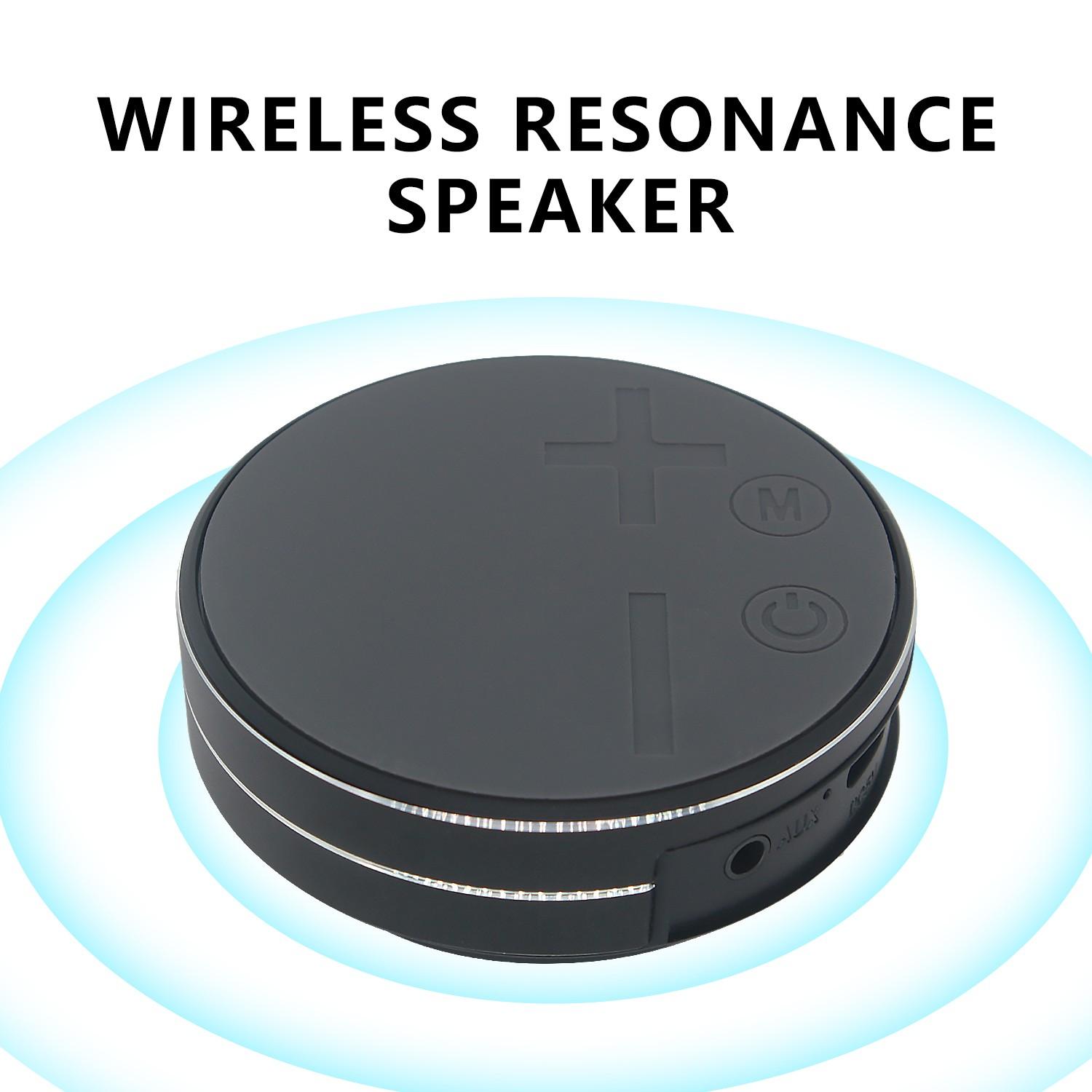 Mini Bone Conduction Speaker, Portable Wireless Speaker, Stereo Bass, Creative Compact Speaker, Music Player for Home, Outdoor, Travel, Rechargeable Wireless Speaker