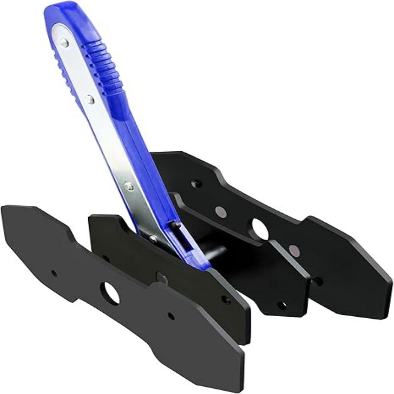 Brake Caliper Press Tool 360 Degree Swing Ratchet Expander Wrench Car Wheel Piston Spreader with Extra 2PCS Caliper Hanger Hooks Single Twin Quad Sextuplet Piston Disc Brake Caliper