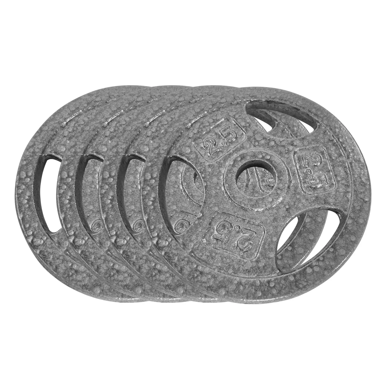 Garvee Functional Cast Iron Weight Plates Set (4 x 2.5 LBS) - 1 in, 2.5/5/10/25 LBS Options, Workout Equipment for Home Gym Fit, Strength Training, Gym Stuff & Weights Dumbbell Set Compatibility