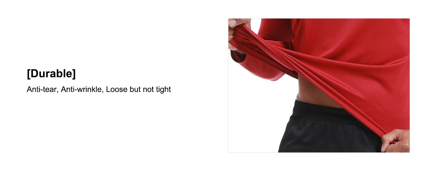 HOPLYNN 5 Pack Men's Athletic crew neck Long Sleeve Fishing Shirts for Men Sun Protection Shirts Lightweight Rash Guards workout tops  gym outfits   gym fits  workout clothes  men