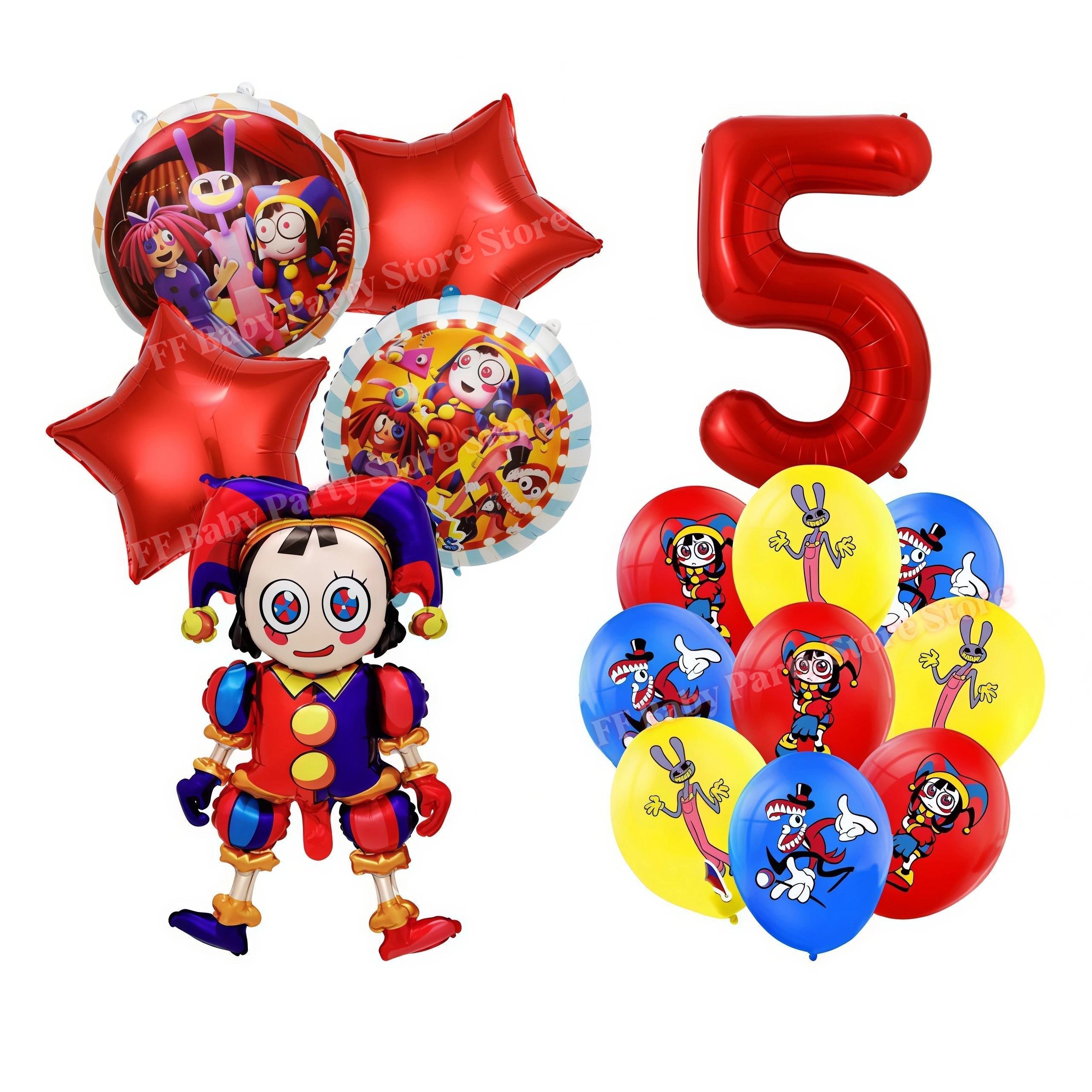 Amazing Tableware Birthday Party Decoration Digitaled Circus Balloon Plate Cup Banner Kids Favor Gift Baby Shower Party Supplies