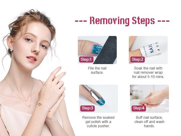 JODSONE Gel Nail Polish Kit with U V Light 35 PCS Classic Black and White Nude and Blue Purple Gel Polish Set with Manicure Tools Suitable for All Seasons Perfect Gifts for Manicure Lover