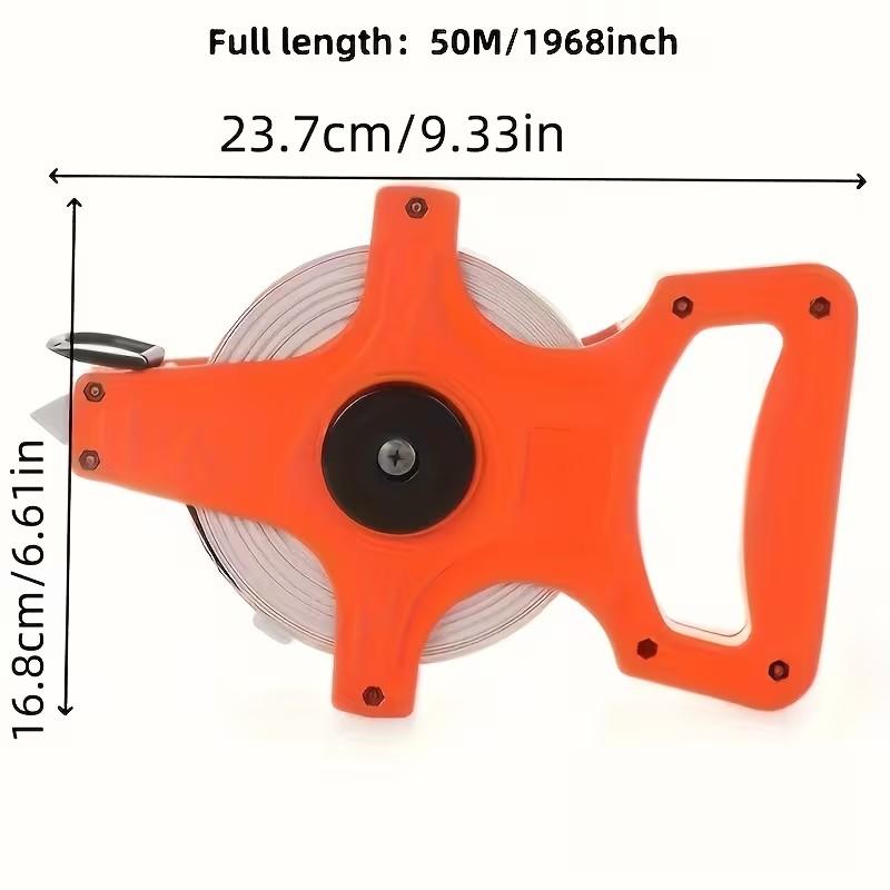 Retractable Tape Measure, Manual Retractable Tape Measure, 1968 Inches, Ideal for Construction and Carpentry Tools, Precision Measuring Tool