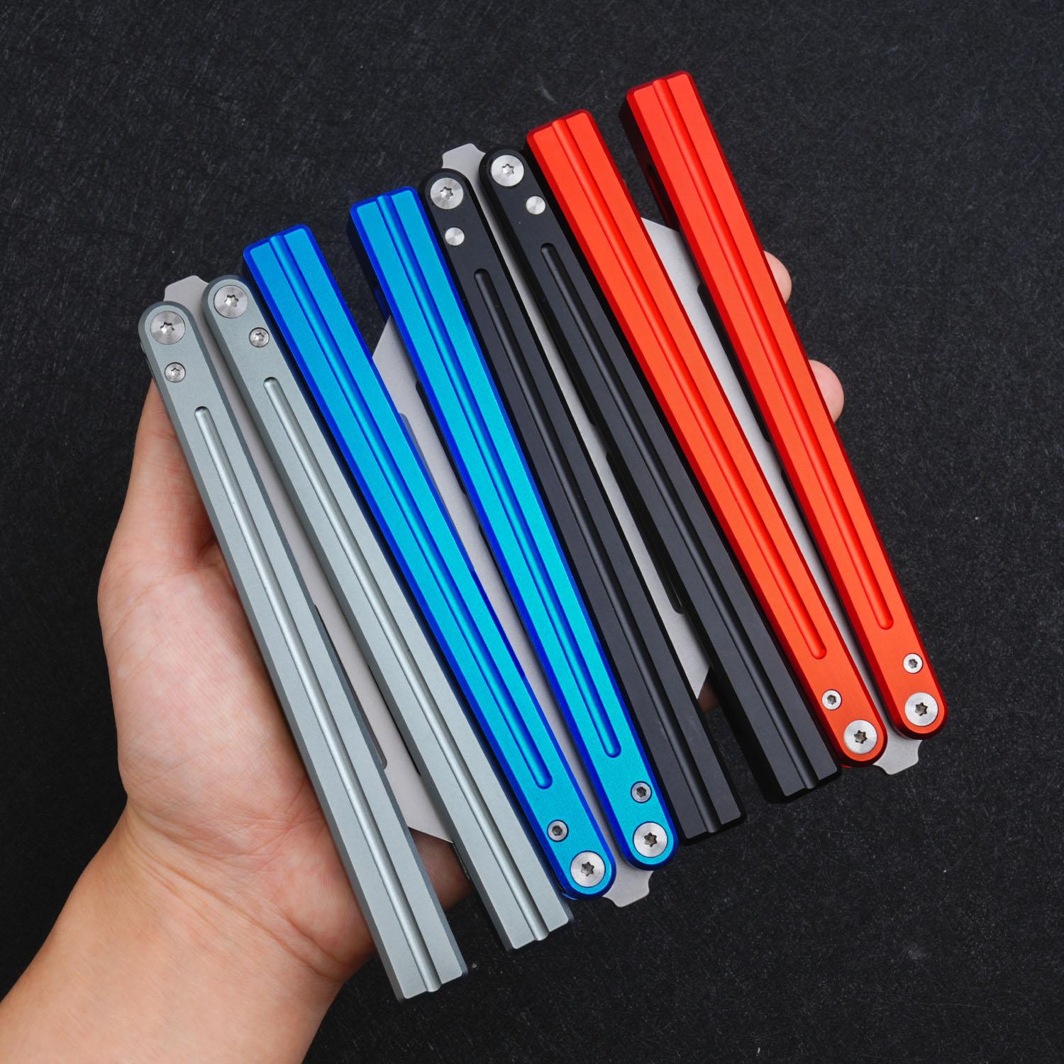 Aluminum Balisong Knife, Safe Non-Bladed Design, Essential for ...