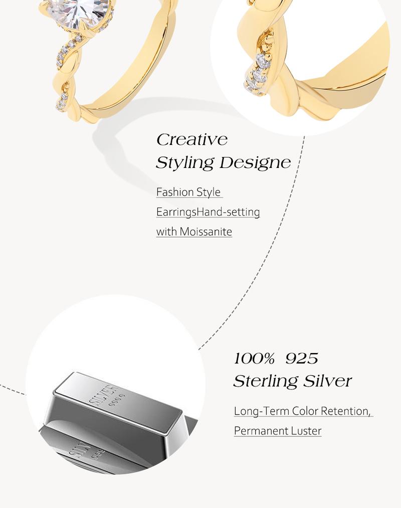 2CT Oval Shape Special Design D VVS1 Synthetic Moissanite Ring  for Women Birthday Gift Jewelry R206