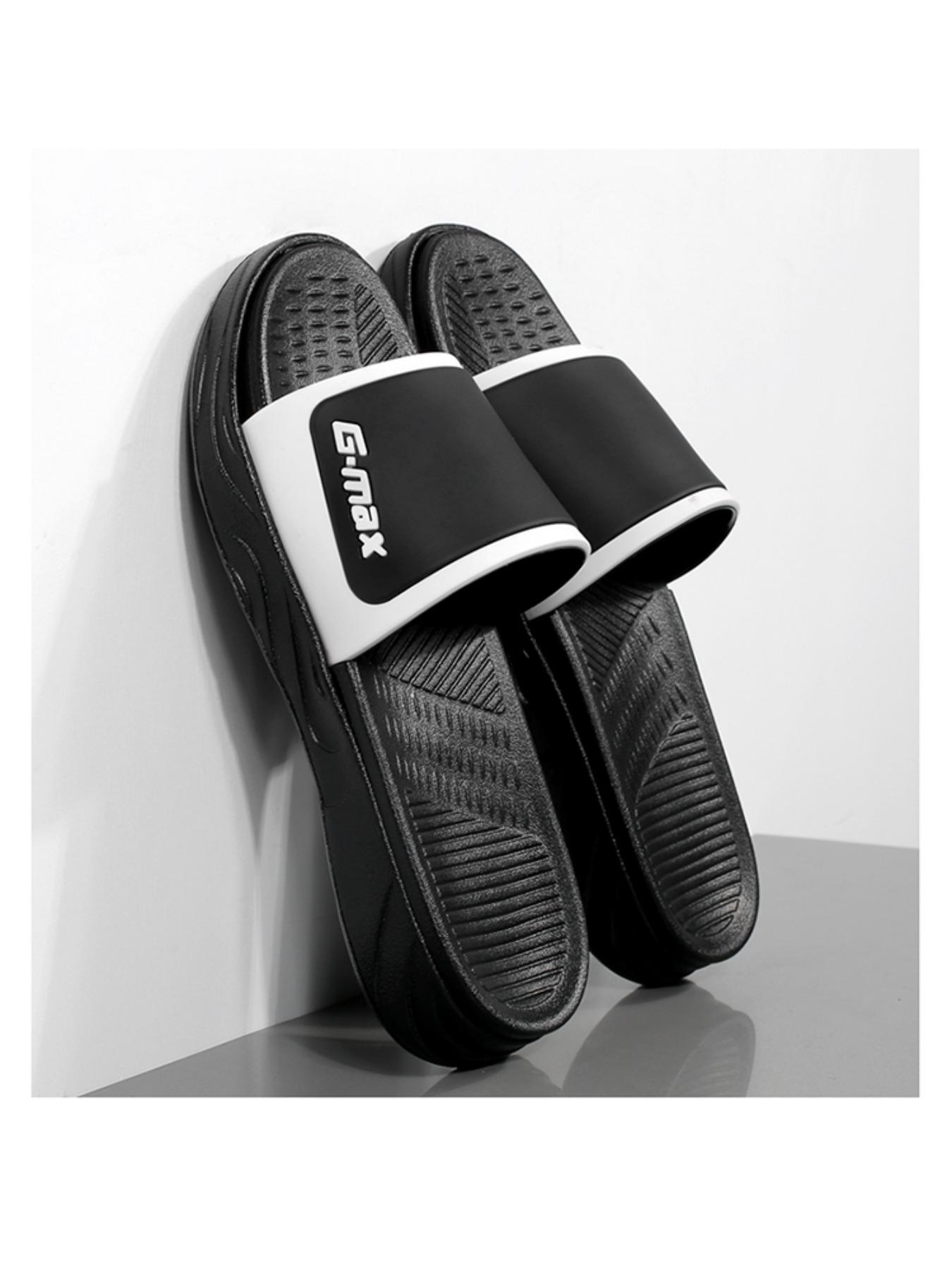 Men 's slippers, indoor and outdoor leisure slippers, outdoor leisure fashion beach slippers, color simple slippers