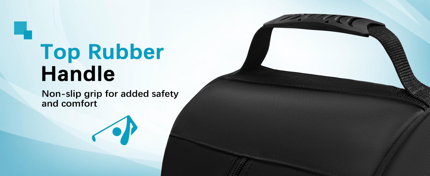 Himal Outdoors Soft-Sided Golf Travel Bag with Wheels - Heavy Duty 600D Polyester Oxford Wear-Resistant, Excellent Zipper Universal Size