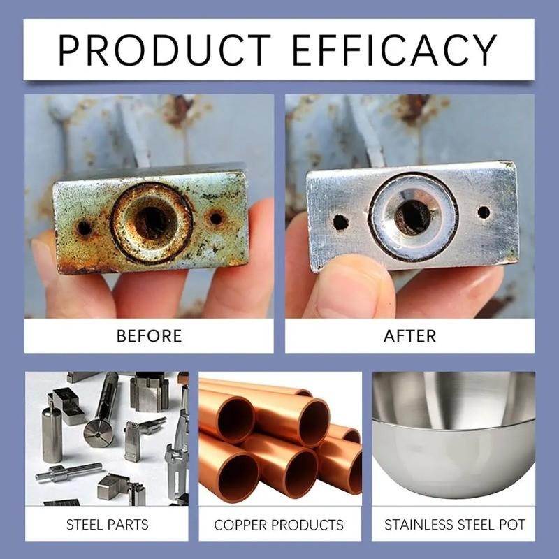 120ml Powerful Rust Remover Spray Fast Acting Rust Dissolver & Anti-Rust Coating for Metal, Car Tools Multi-Surface Cleaner
