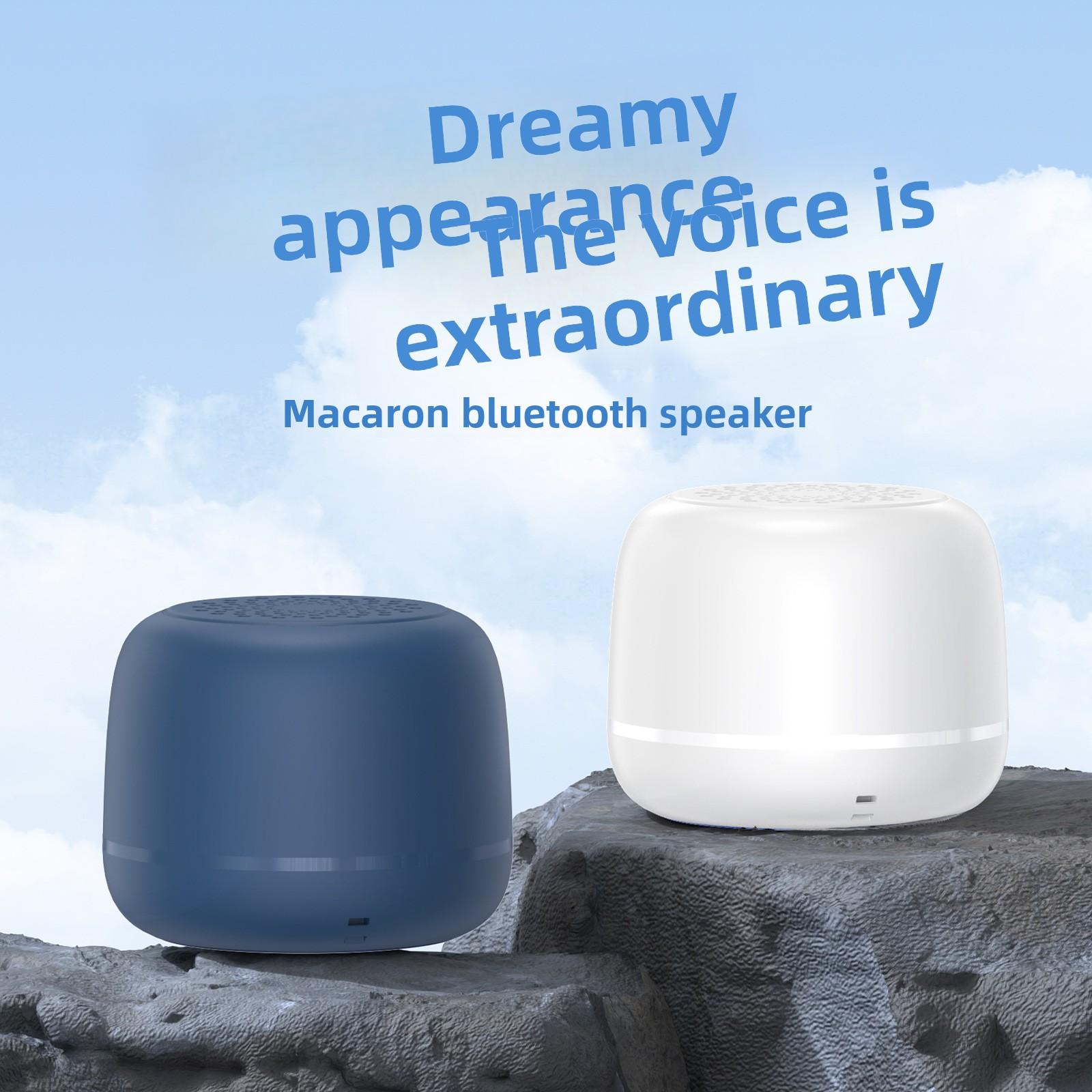 Macaron Bluetooth speaker waterproof wireless mini speaker mini subwoofer for car and outdoor use with high sound quality