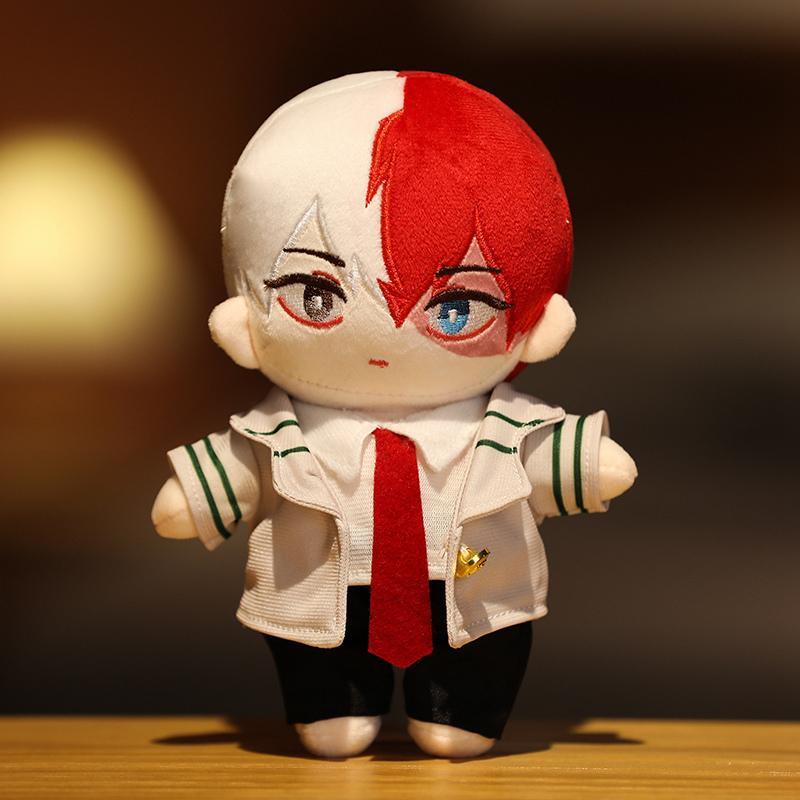 1pc 20cm New My Hero Academia Peluche Toys Stuffed Soft Anime Midoriya Izuku Bakugou Katsuki Todoroki Shoto Dolls Kids Gifts