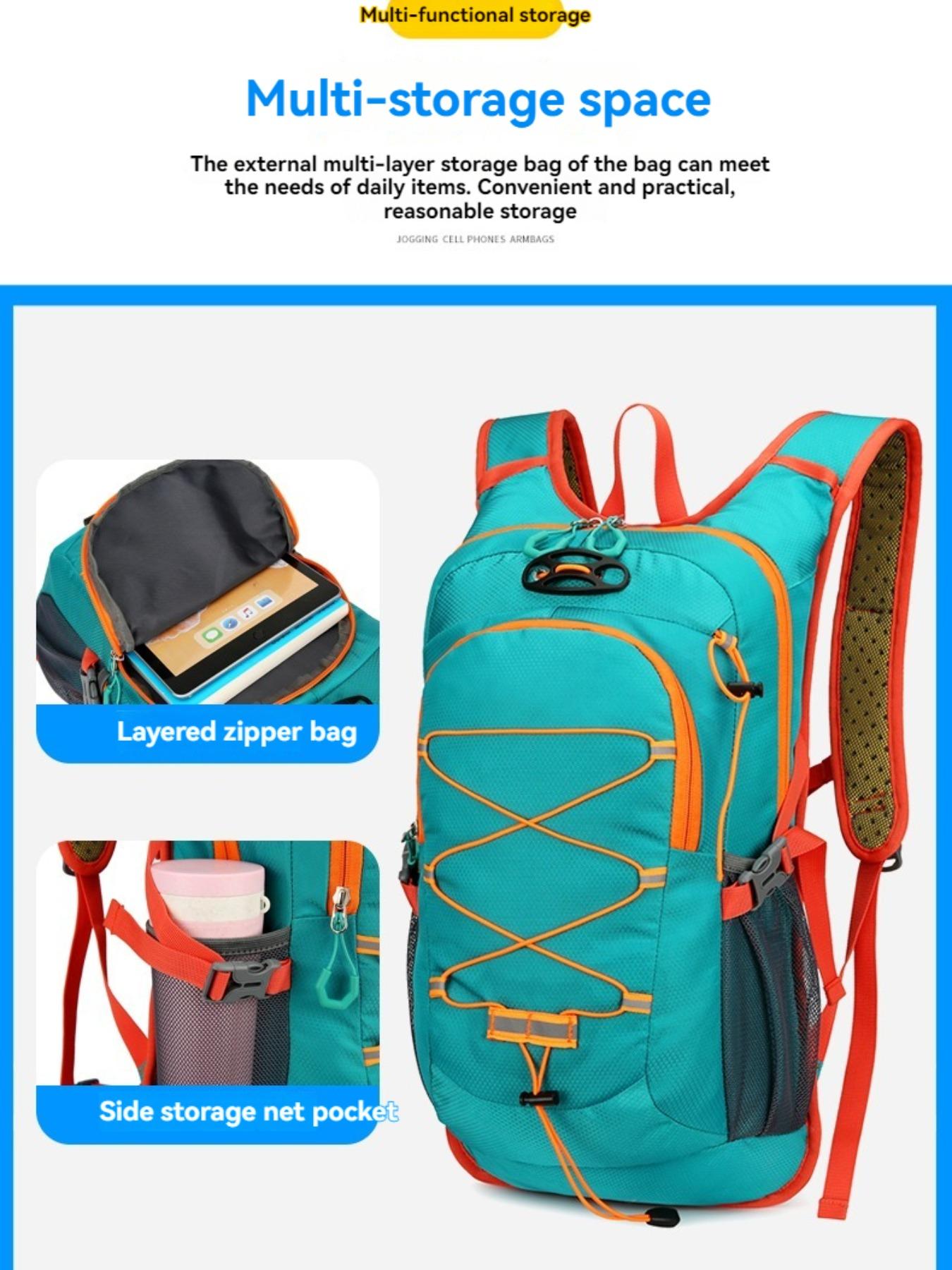 Outdoor Multifunctional Cycling Backpack, Waterproof Durable, Breathable Mesh Back Design, Suitable for Mountain Biking Hiking Running