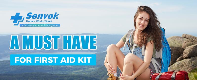 Senvok Butterfly Bandaids for Wound Closure, 2 Pcs Zip Stitch Wound Closure Strips, Surgical Laceration Repair Without Sew - Quick Clot - Emergency Wound Closures Device (PU)