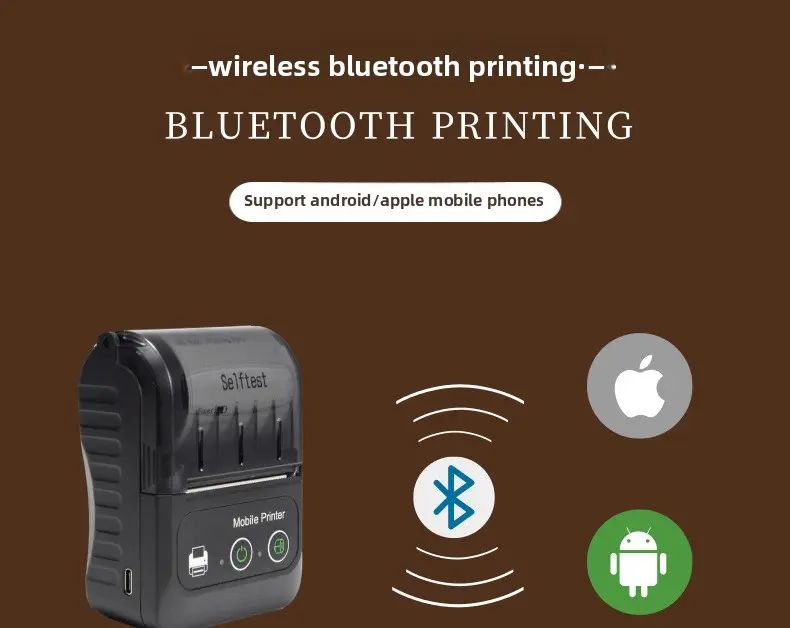58mm Wireless Handheld Thermal Receipt Printer - Portable Mini Bluetooth Device with USB Recharge, High Speed, Smudge-Proof, 110*88*41mm, Logo Printing, Inventory Management for Small Biz Retail Mobile POS 58mm Wireless Handheld Thermal Receipt Printer - Portable Mini Bluetooth Device with USB Recharge, High Speed, Smudge-Proof, 110*88*41mm, Logo Printing, Inventory Management for Small Biz Retail Mobile POS