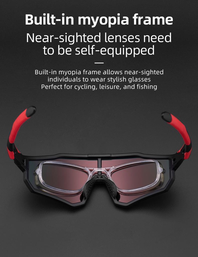 ROCKBROS Polarized Sunglasses for Men Women UV400 Protection Cycling Bike Glasses Lightweight Frame Driving Sunglasses