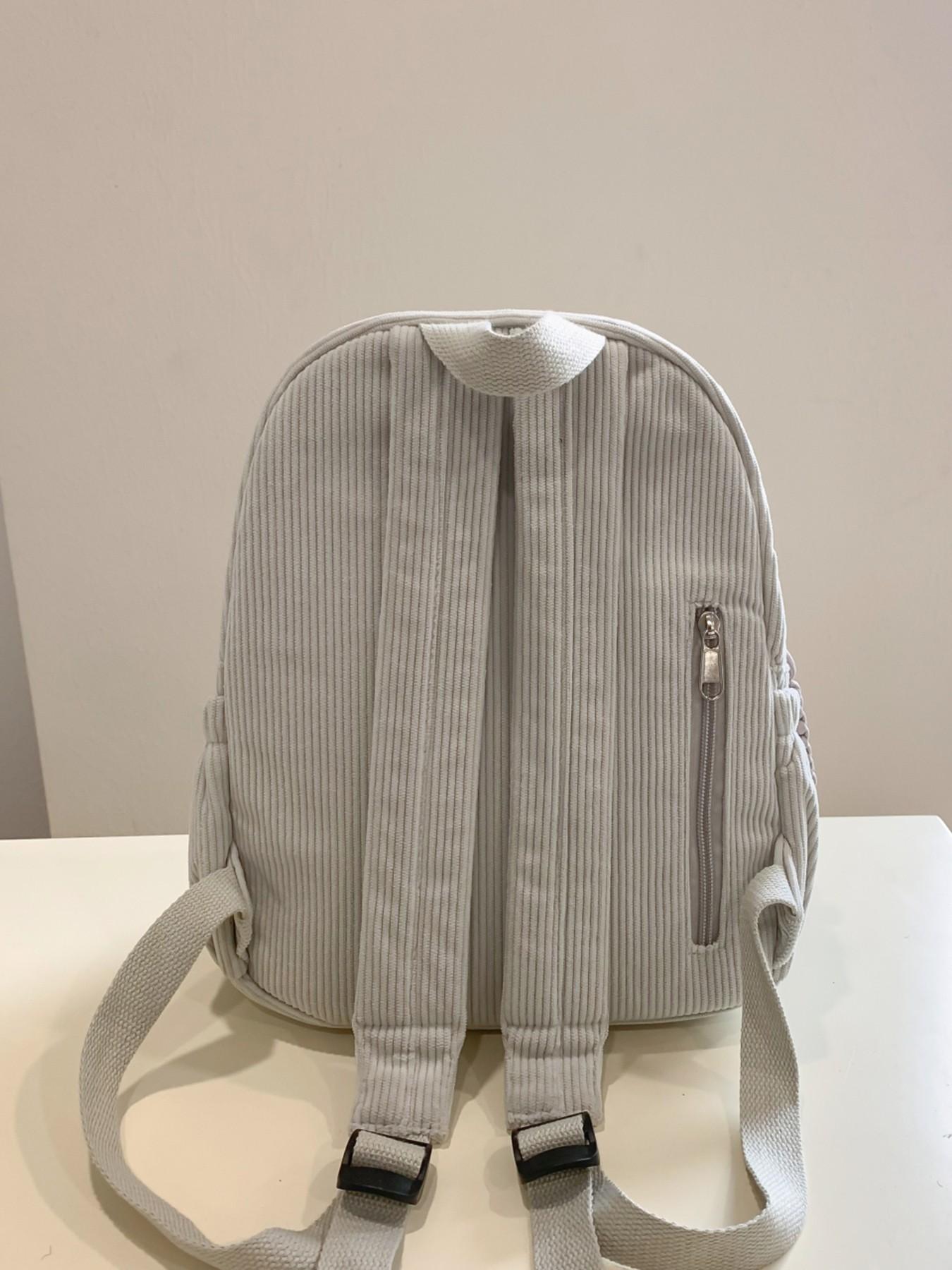 Leisure style fashionable large capacity backpack, practical texture retro niche personality high-quality backpack, chessboard star embroidery, star zipper decoration, essential for daily commuting to school