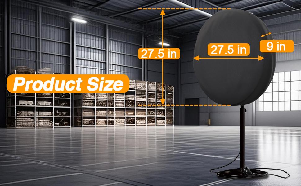 Outdoor Fan Cover Compatible with 20-24 Inch Wall Mount Fan & Pedestal Fan Heavy Duty 420D Waterproof Industrial Fan Protection Covers with Durable Zipper Windproof Buckles