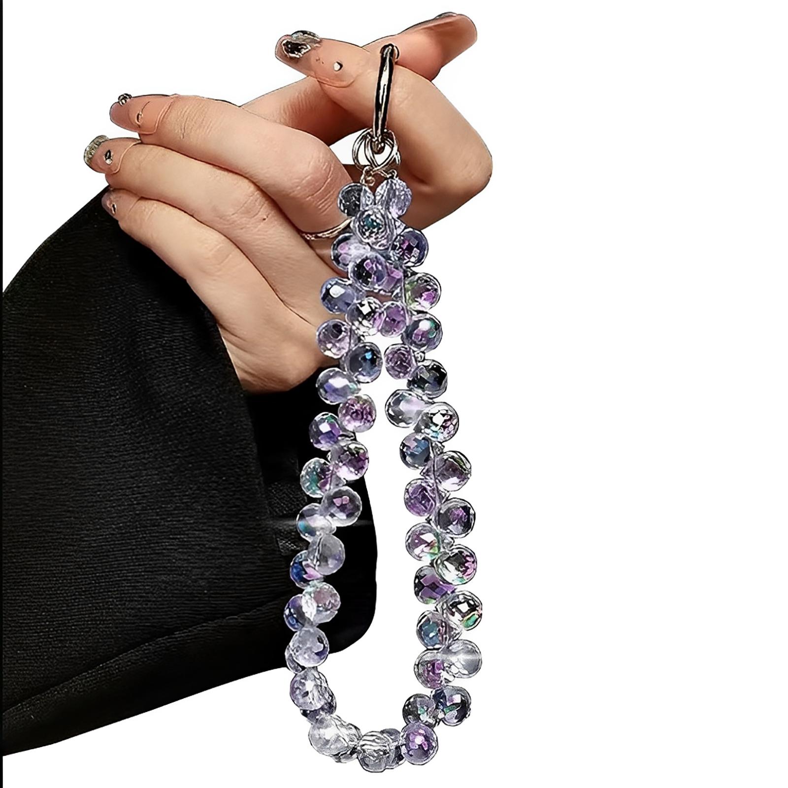 Sparkling Beaded Cellphone Wrist Strap Durable Plastic Smartphone Bracelet for Women Girls, Easyinstall Keychain & Pursecharm Accessory, Bling Bling Phone Lanyard for Keys & Purses Sparkling Beaded Cellphone Wrist Strap Durable Plastic Smartphone Bracelet for Women Girls, Easyinstall Keychain & Pursecharm Accessory, Bling Bling Phone Lanyard for Keys & Purses