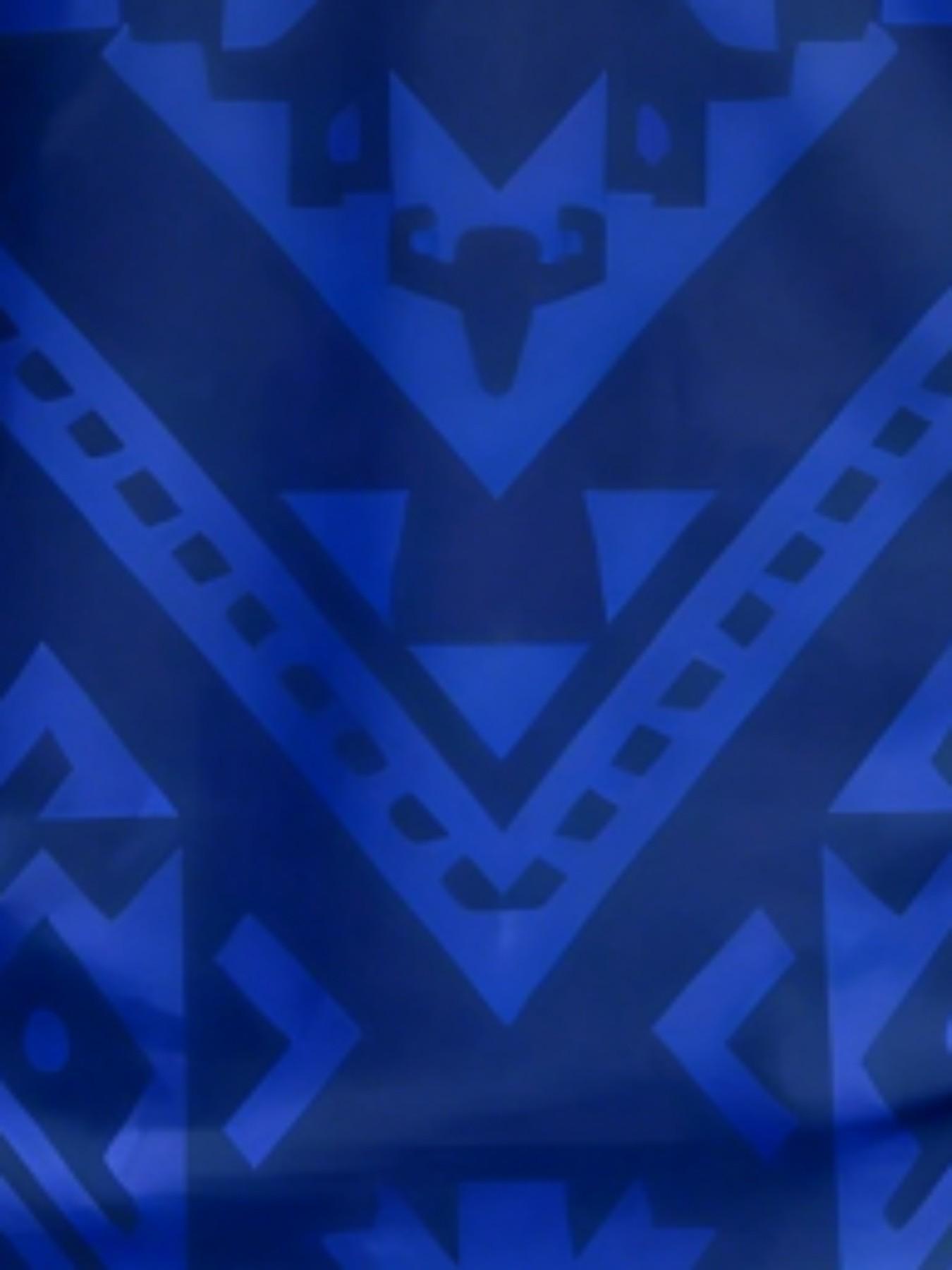 Men's Caliente Aztec Tribal Sport T-Shirt, Colorblock Street Style Round Neck Short Sleeve Top, Loose-Fit All-Season Clothing