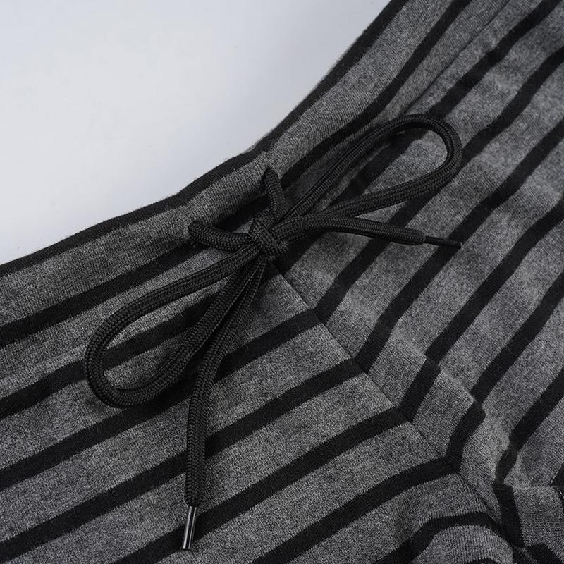 Women's Striped Tie Waist Low-Waist Shorts, Casual Summer Fashion, Comfortable Fit, Stylish Design, Perfect for Daily Wear