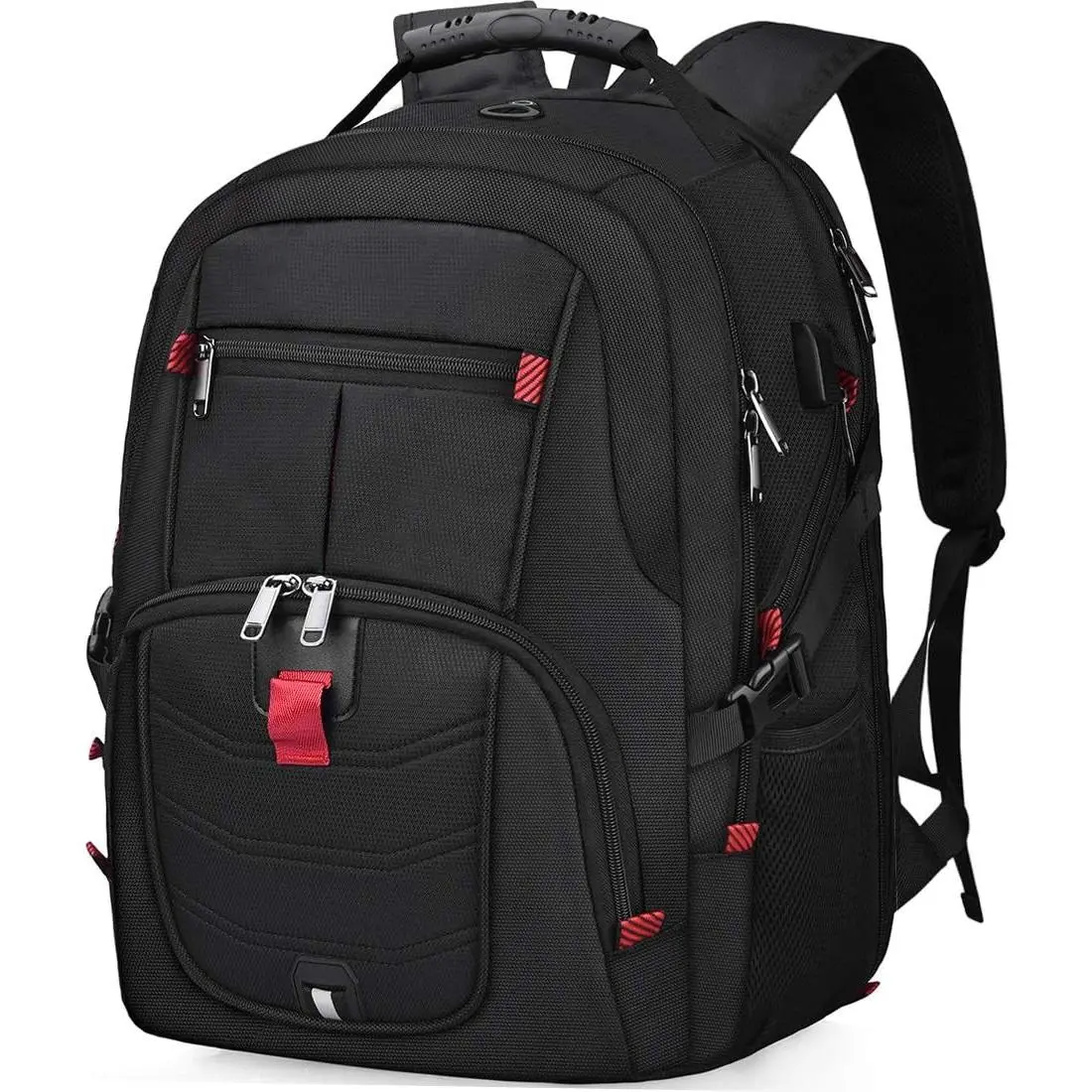 Laptop Backpack 17 Inch   TSA Travel Backpack Anti  College Business Mens Backpacks with USB  Port 17.3 Gaming  Backpack for Women Men Black 45 L