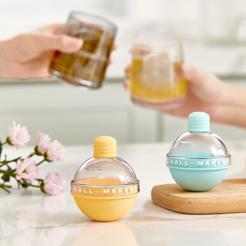 3PCS-2025 summer creative light bulb ice mold, whiskey ice ball making machine mold, whiskey drink cocktail drinking round ice freezing mold, reusable, arbitrary color