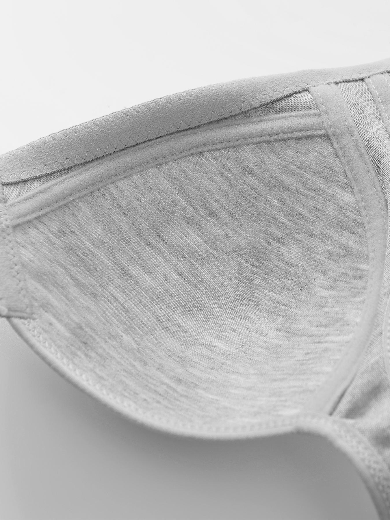 2/3/4PCS/ EssElegance Adjustable Front Closure Push-Up Bra Wire-Free Cross-Back, Seamless & Side Support for Daily Wear, Spring-Summer ComfoMrt Breathable Everyday Breathable Everyday Womenswear Bridal Rider Basic Minimalist ModestSkip intense workouts