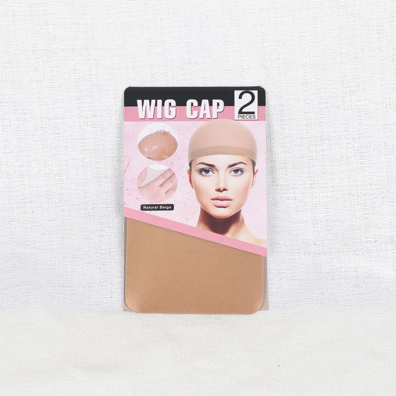 1pack Weave Nylon Stretch Mesh Transparent Wig Cap 2 Pieces Sheer Caps for Women Hair Net Wig Cap Thin for Wig