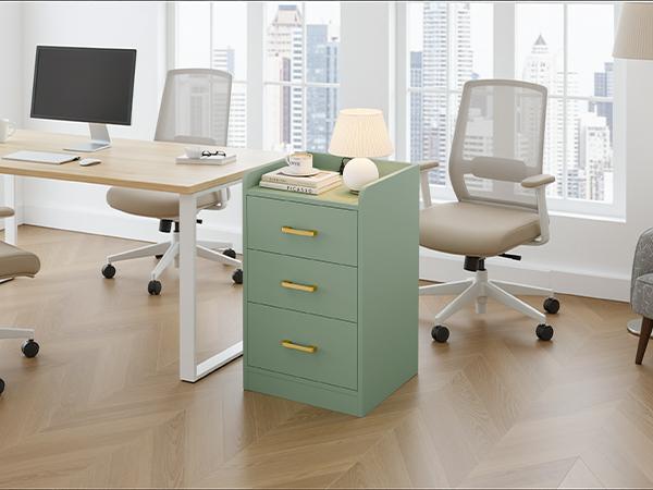 FOTOSOK Nightstands Set of 2 Black Nightstand with Charging Station, 3 Drawer Nightstand with Gold Handles, Side Table for Home Office FOTOSOK Nightstands Set of 2 Black Nightstand with Charging Station, 3 Drawer Nightstand with Gold Handles, Side Table for Home Office