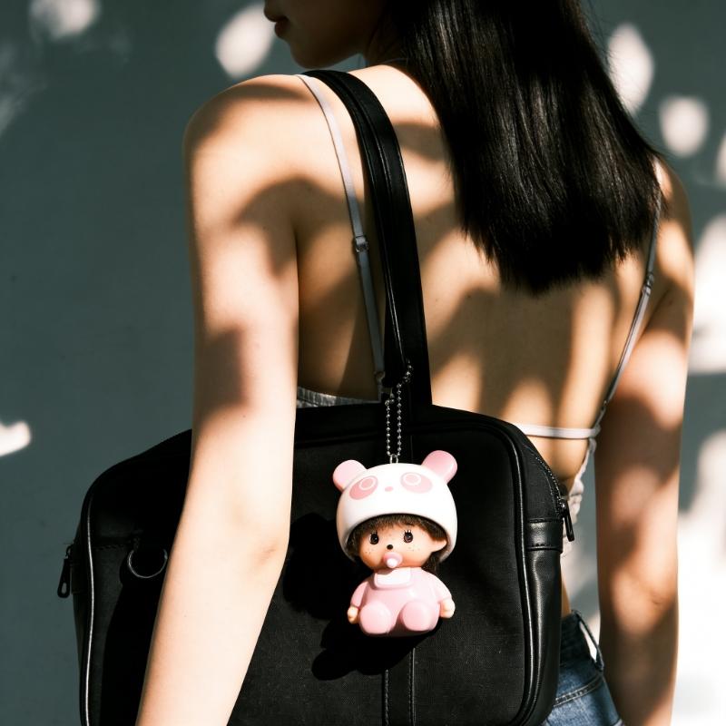 Cute Monkey Keychain, Adorable Monchi Key Ring for Bags, Perfect Day Gift, Fun Accessory for Kids