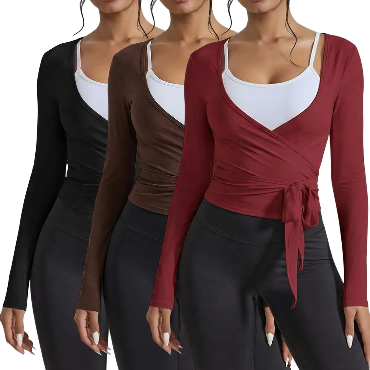 Black, Light Brown, Burgundy