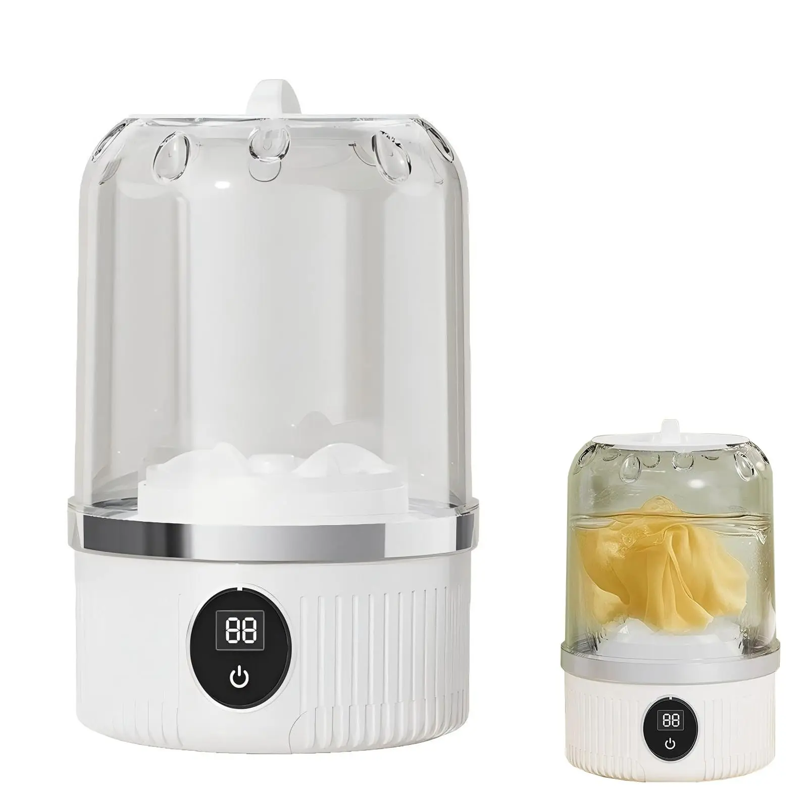 2026 New Portable Mini Washing Machine, USB Charging, High-quality Impact-resistant Underwear, Compact and Lightweight, Wringer Washer Portable Folding Mini Washing Machine,sohochic