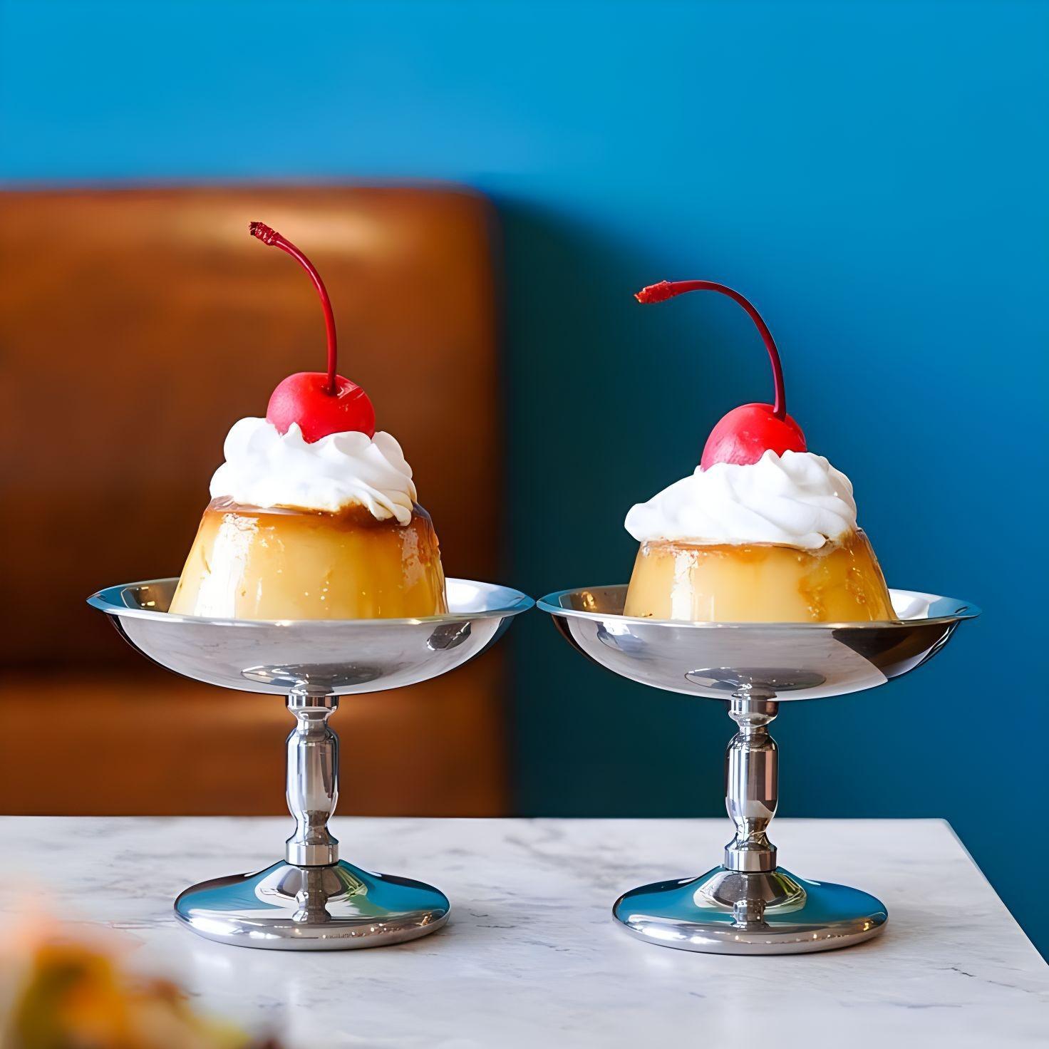 Stainless Steel Tall Dessert Cup, Pudding Cup, Ice Cream Cup, Home & Commercial Fruit Cup, Party Snack Cup, Durable and Stylish Design