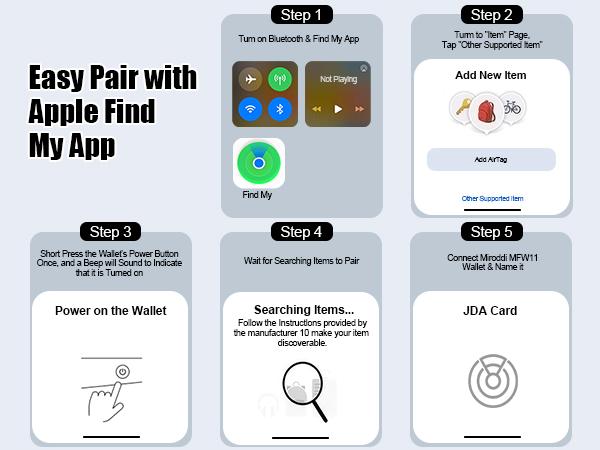 Mens Wallet with Tracker for IPhone Find My, 100% Genuine Leather RFID Blocking Slim Bifold Front Pocket Minimalist Wallet for Men Credit Card Holder Smart Wallet for phone16/15/14/13/12 promax 【Christmas】