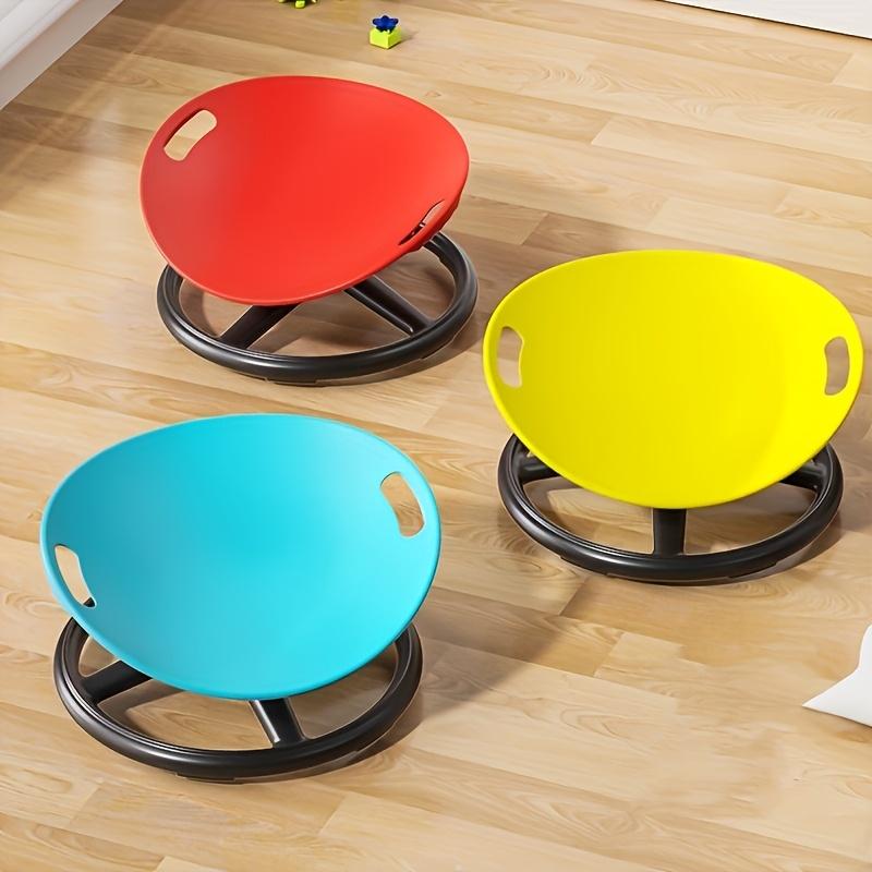 This chair features a swivel design, an oval eggshell shape, a non-slip metal base, and a sturdy plastic frame. It is ideal for training centers, sports stadiums, and home environments.
