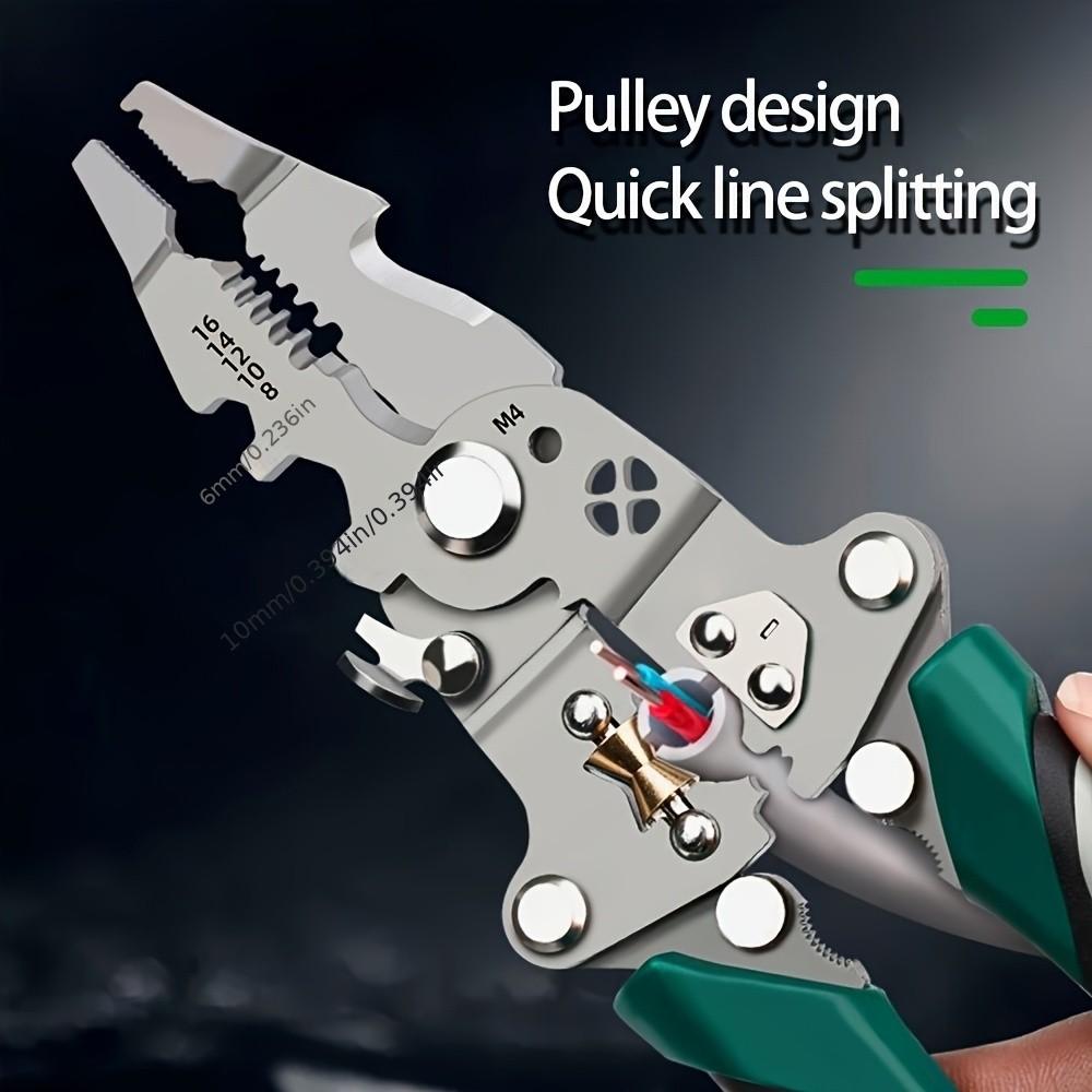 Multifunctional Sharp Wire Cutter, Fast Line Separator, Thick Spring Stripping Tool, Easy Operation, Effortless Use