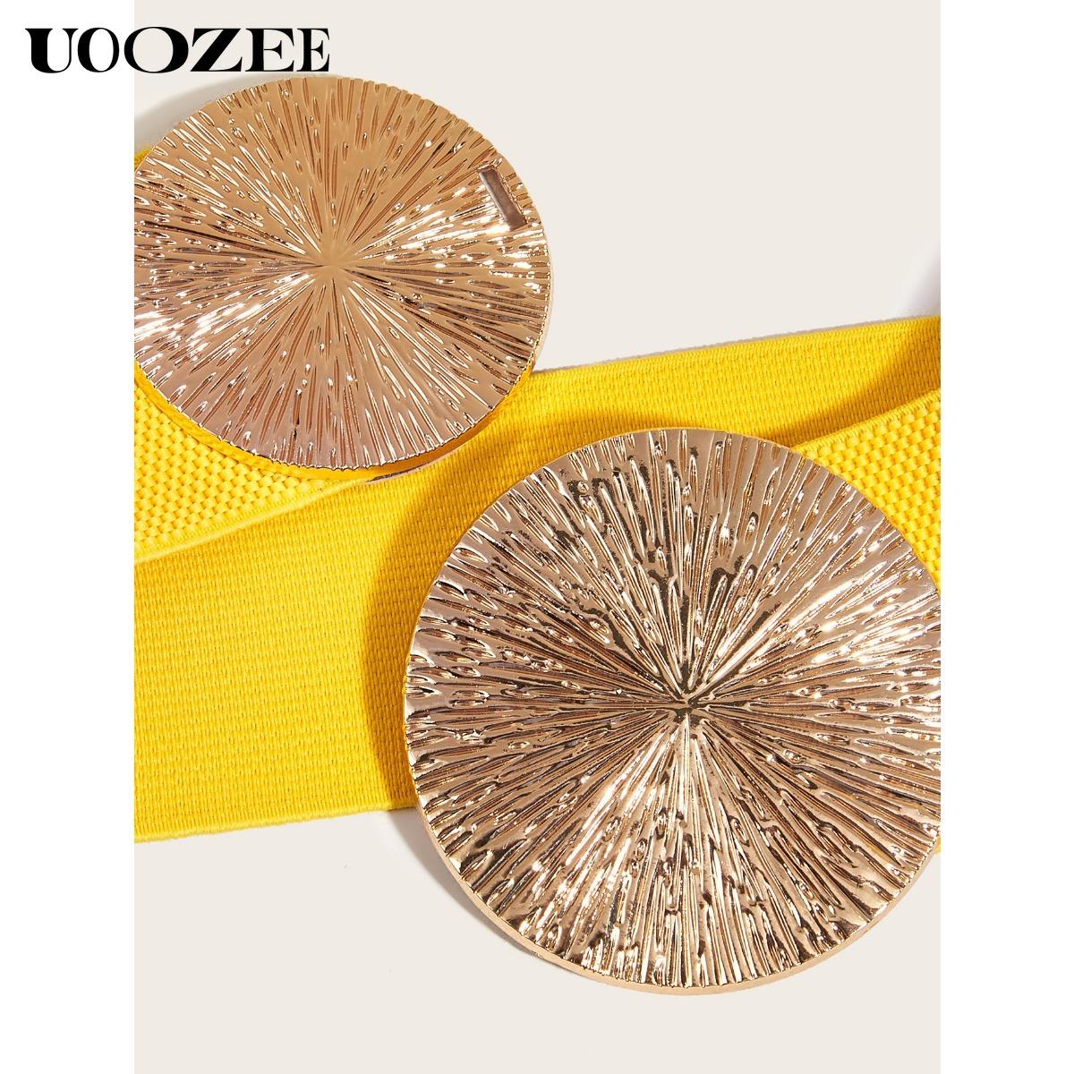 UOOZEE-LIVE Women's Fashionable European and American style belt for women to decorate coats and dresses, belts to tighten waist, elastic waistband for suits