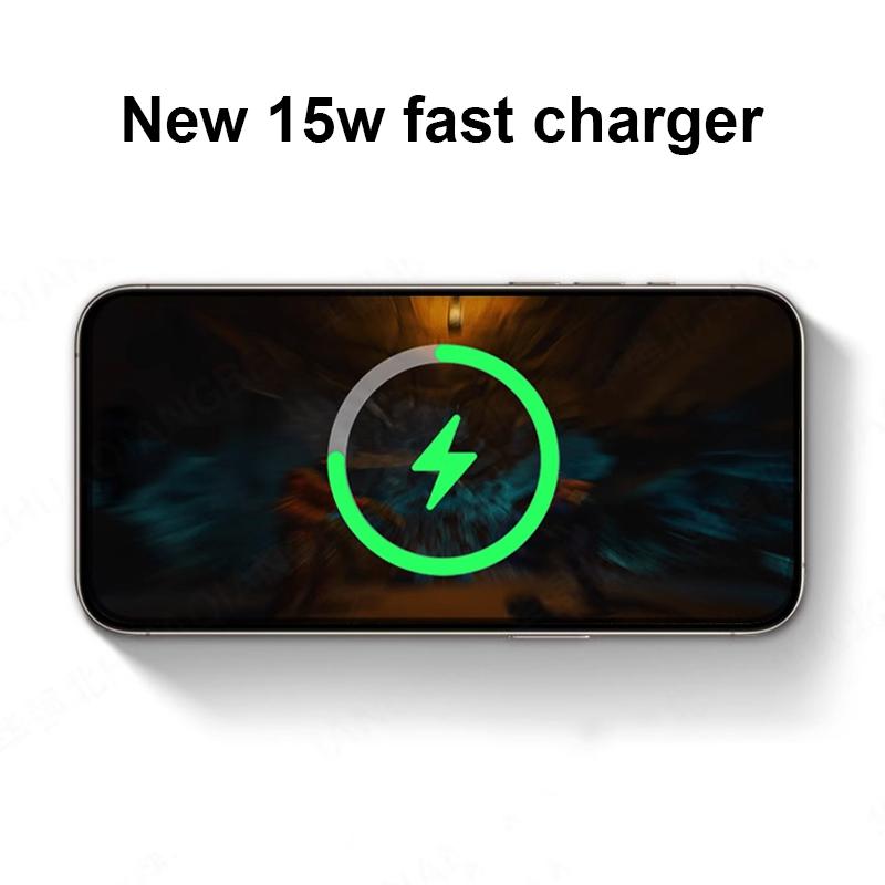 Portable charger, minimum 15W, 10000/5000mAh magnetic power bank, USB-C input/output fast charging, mini battery pack charger, compatible with Phone 16/15/14/13/12 Pro Max