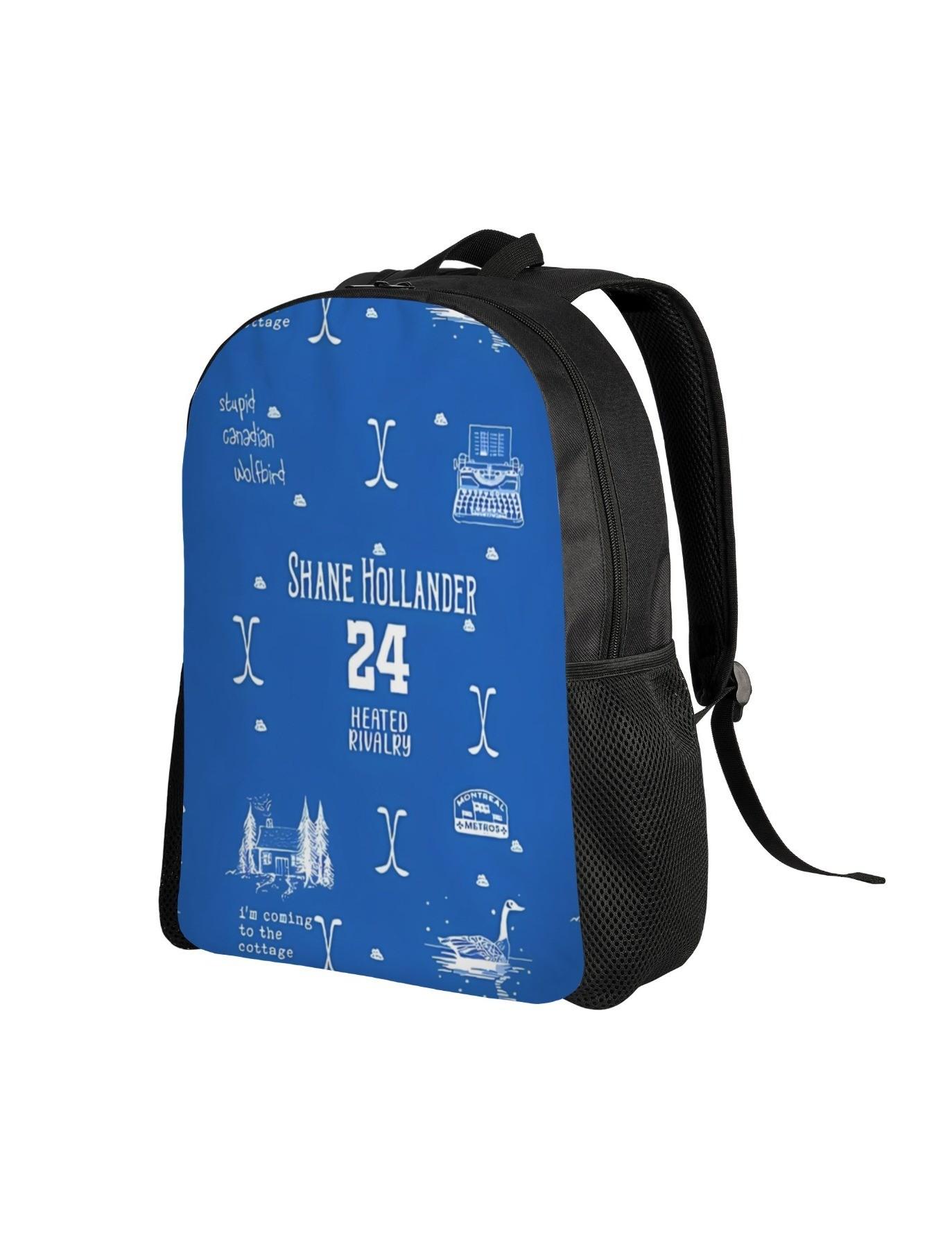 1 piece College Bag Shane Hollander Heated Rivalry Inspired Back to school season Zipper Closure Heated Rivalry College Student Back To School Gift Personalised Handbag Picnic 