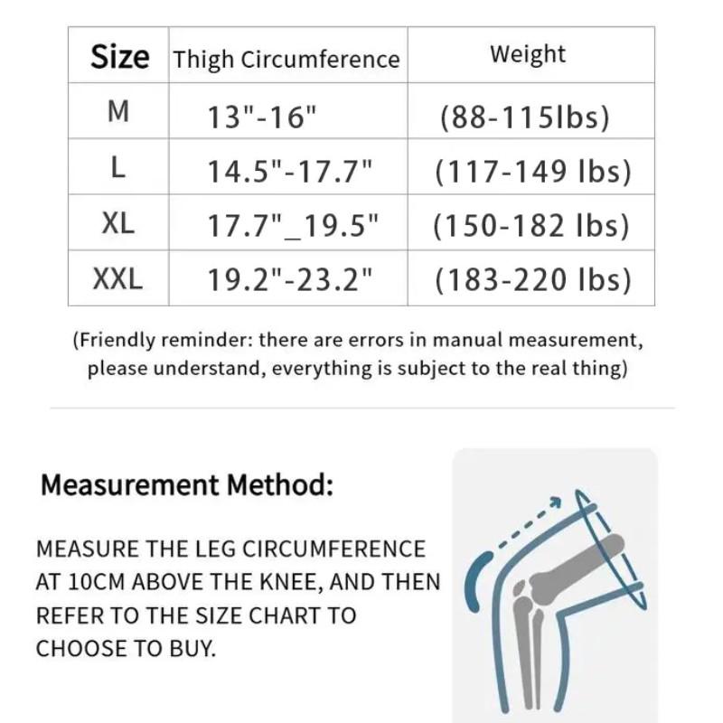 Large Size Knee Compression Support Brace, Breathable Adjustable Side Stabilizer, Unisex Comfortable Flexible Leg Supporter