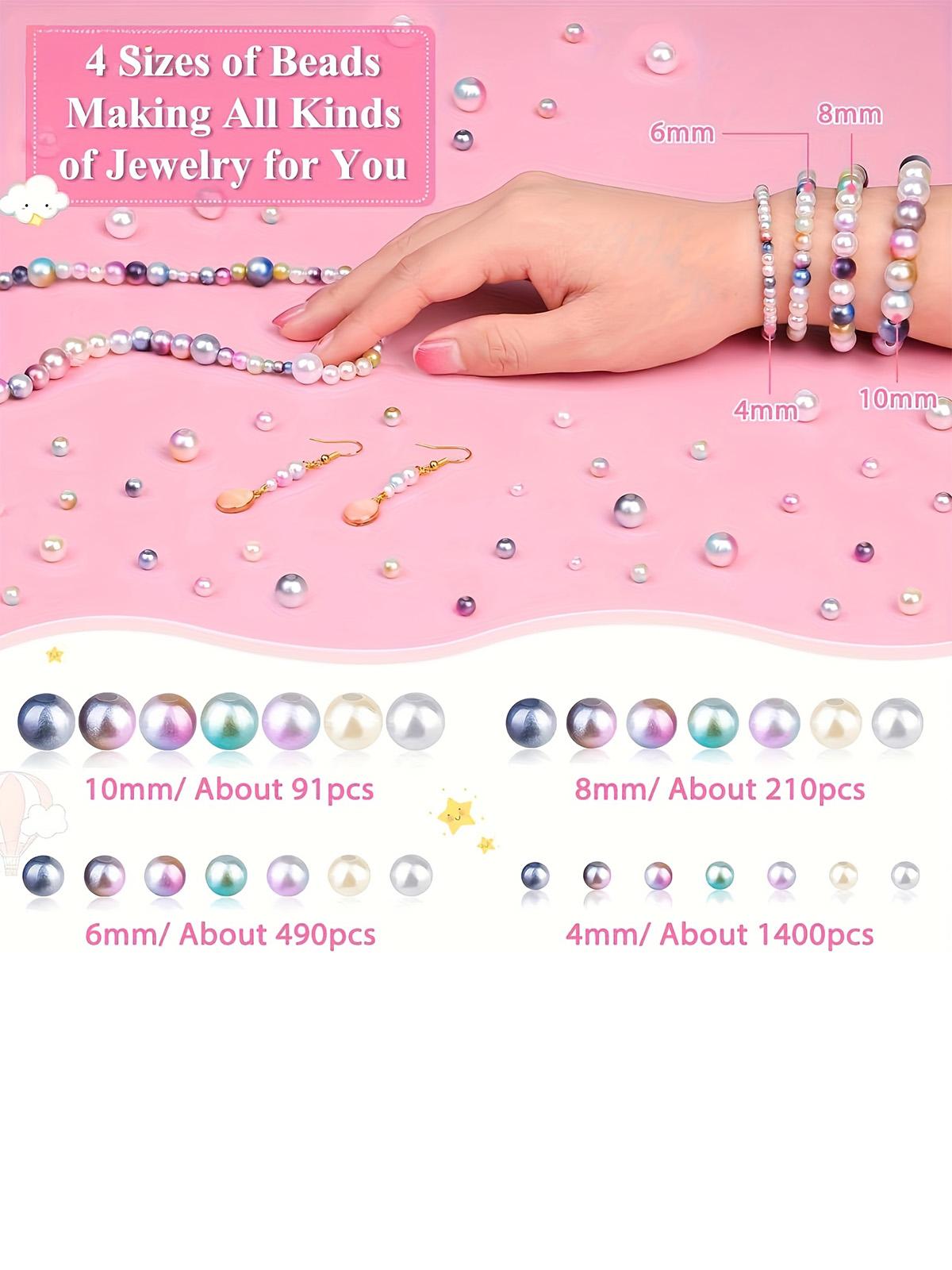 Handmade Jewelry Making Kit, Ideal for Bracelets, Necklaces, Keychains, Craft Accessories, Fashion Gift Set, All Seasons Casual Style