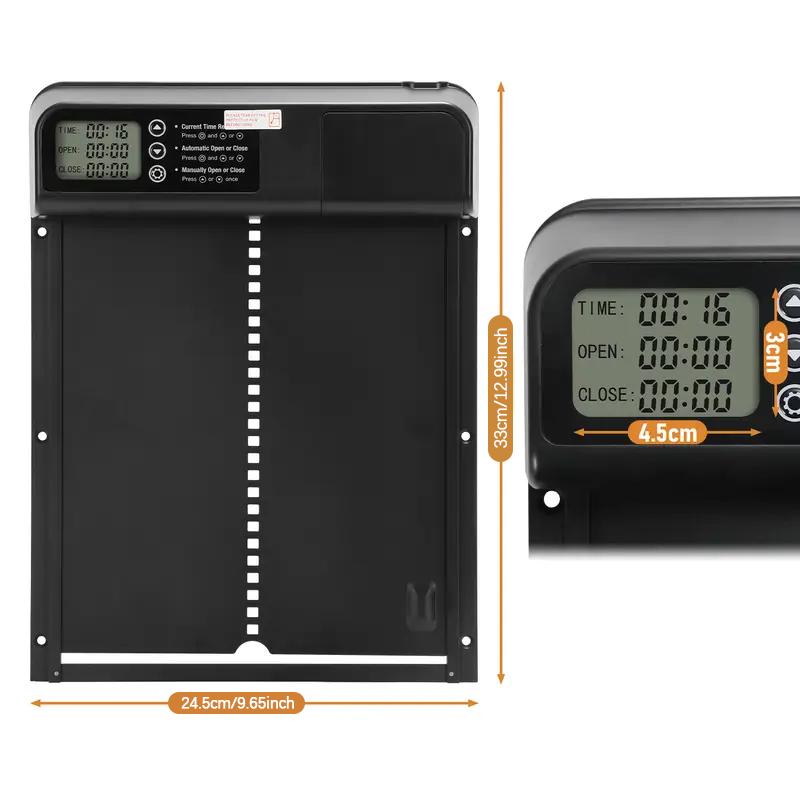 Automatic Multi-Mode Chicken Coop Door, Timer Control, Switch Power, Safe Poultry Farming, No Battery Needed, Stainless Steel Material, Chicken Coop Enclosure