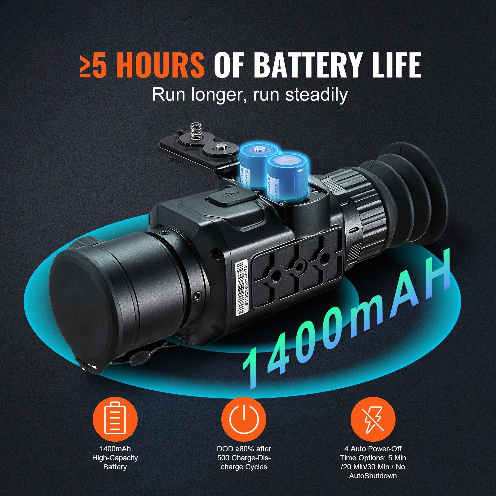 VEVOR Thermal Imager Monocular Hunting Imaging Telescope 1X -8X Zoom 0.39" OLED Scrren VEVOR Thermal Imager Monocular Hunting Imaging Telescope 1X -8X Zoom 0.39" OLED Scrren