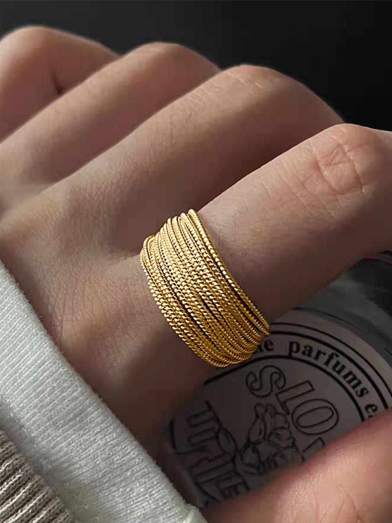 S925 Sterling Silver Simple Elegant Fashionable Ring, Adjustable Rings, Adjustable Layered Ring for Women, Trendy All-match & Exquisite Jewelry for Birthday Gift with Box Wedding Ring, Gifts for Girlfriend