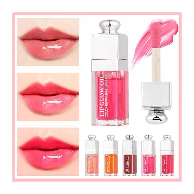 6pcs Set of Moisturizing Liquid Lipstick, Long-Lasting Non-Stick Formula, Daily Wear Fruit Flavored Glossy Lip Gloss, Lip Care, All Day Color, Glow Gloss