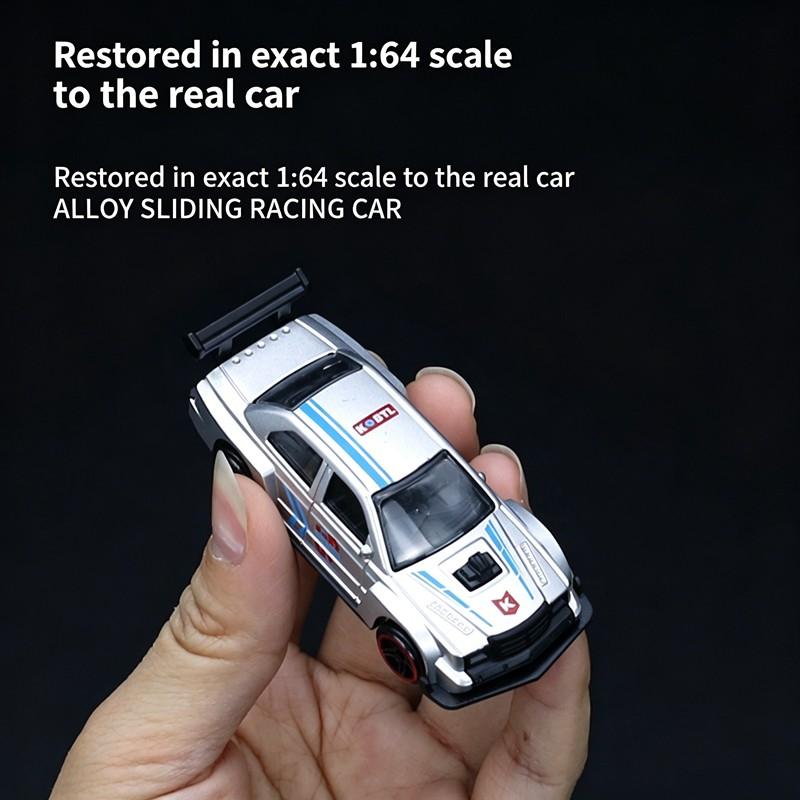 6-Piece Alloy Race Car Toy Set, Collectible Model 1:64 Scale, Rally Simulation, Vibrant Mini Metal Cars, Perfect for Party Gifts