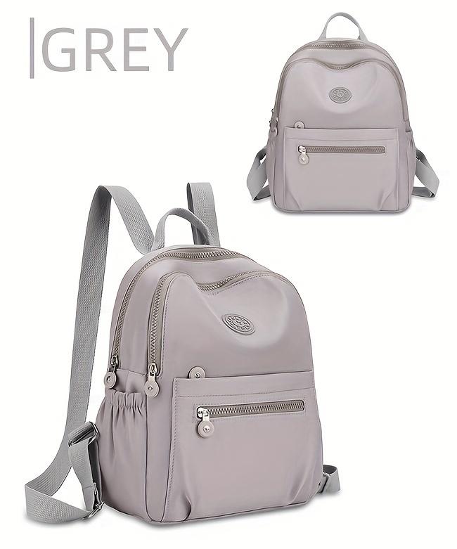 Lightweight Nylon Mini Backpack for Students, Stylish Large Capacity Travel & School Bag with Multiple Pockets, Versatile Casual Daypack for Daily Commute & Everyday Use