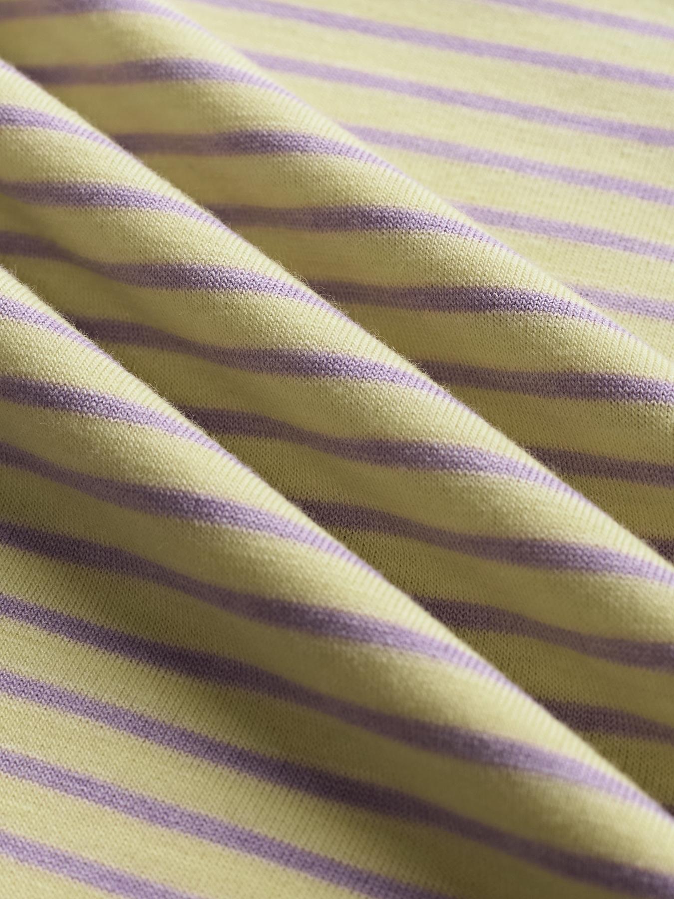 Women's Striped Print Long Sleeve Tee & Pants, Casual Two-piece Set for Daily Wear, Ladies Two-piece Outfits for All Seasons