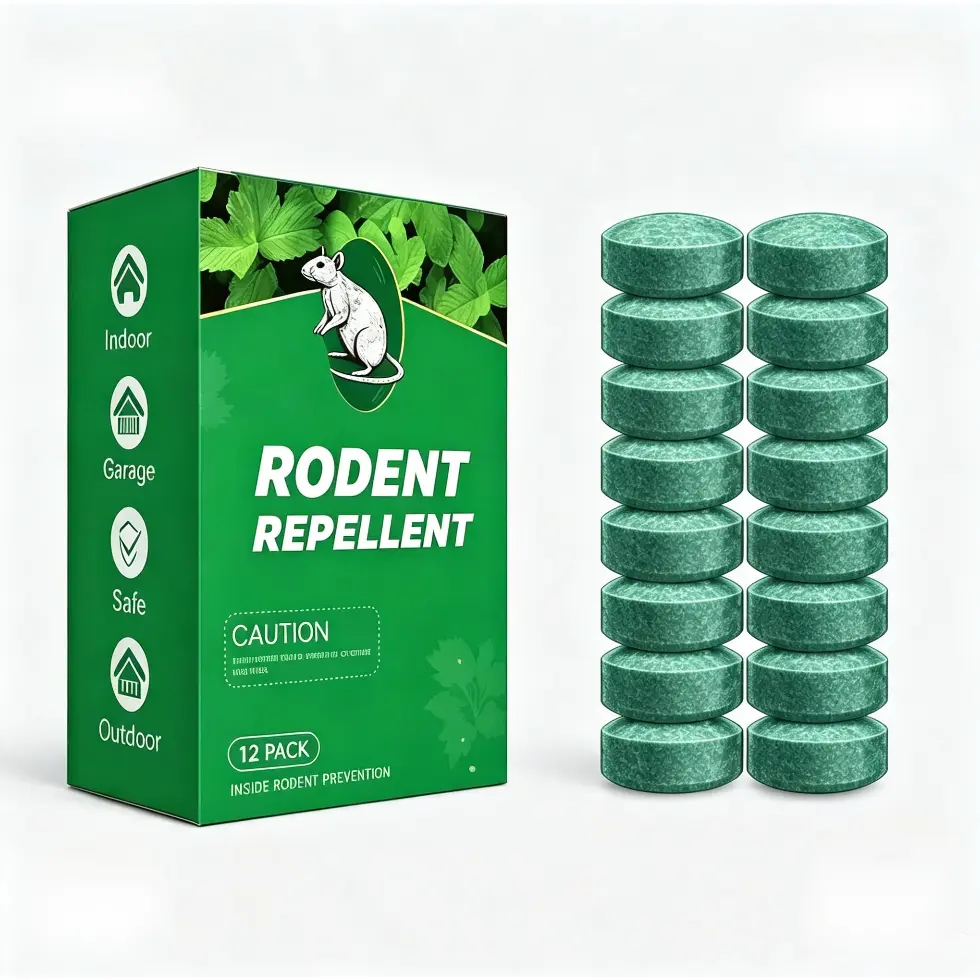 Buy 1 Get 1 Free!Our natural peppermint oil pest repellent features fast-acting and long-lasting strong scent.Eco-friendly & safe formula effectively drives away rats, mice and ants.Perfect for indoor and outdoor pest control.